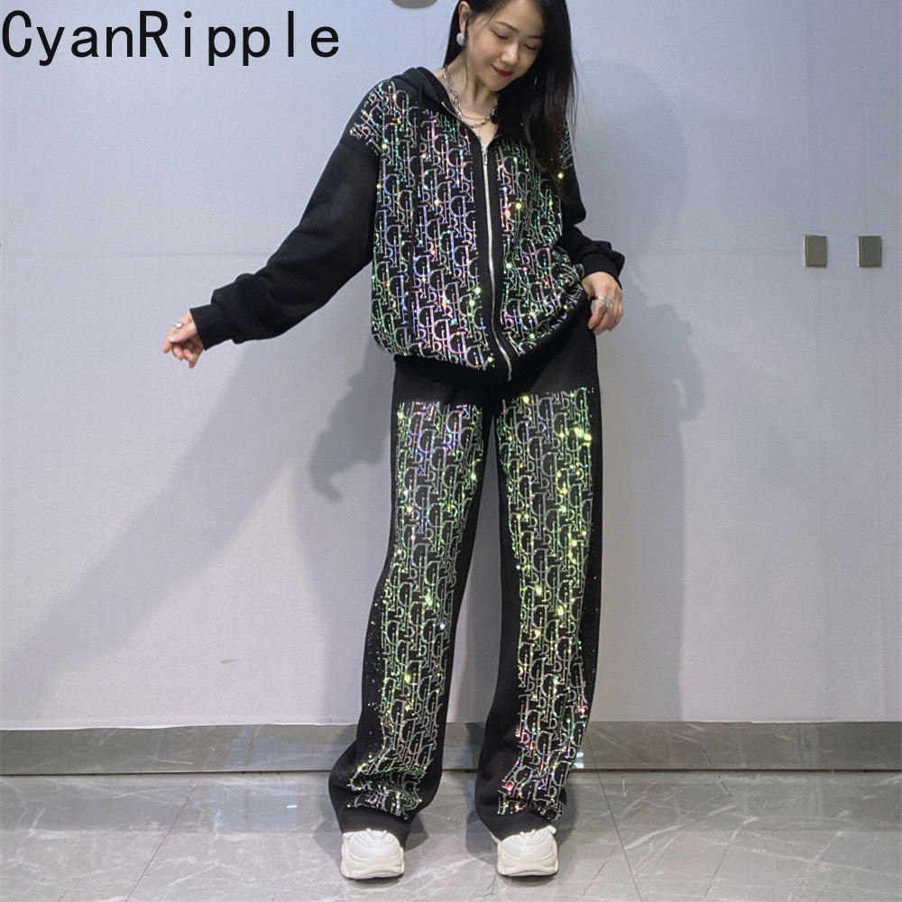 Women'S Fashion Zip Hoodie - Nuova Moda Autunno Inverno: Set Felpa
