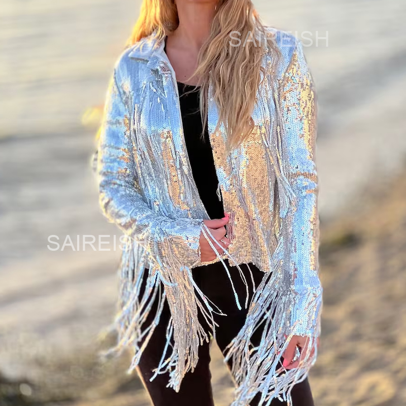 Women'S Fashion Bomber Jacket - Giacca bomber da performance di danza