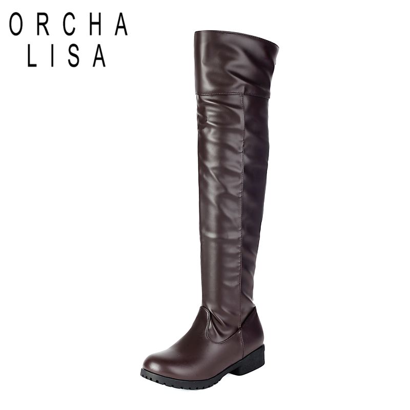 Women Fashion Over 50 - ORCHA LISA 2025 Stivali alla coscia