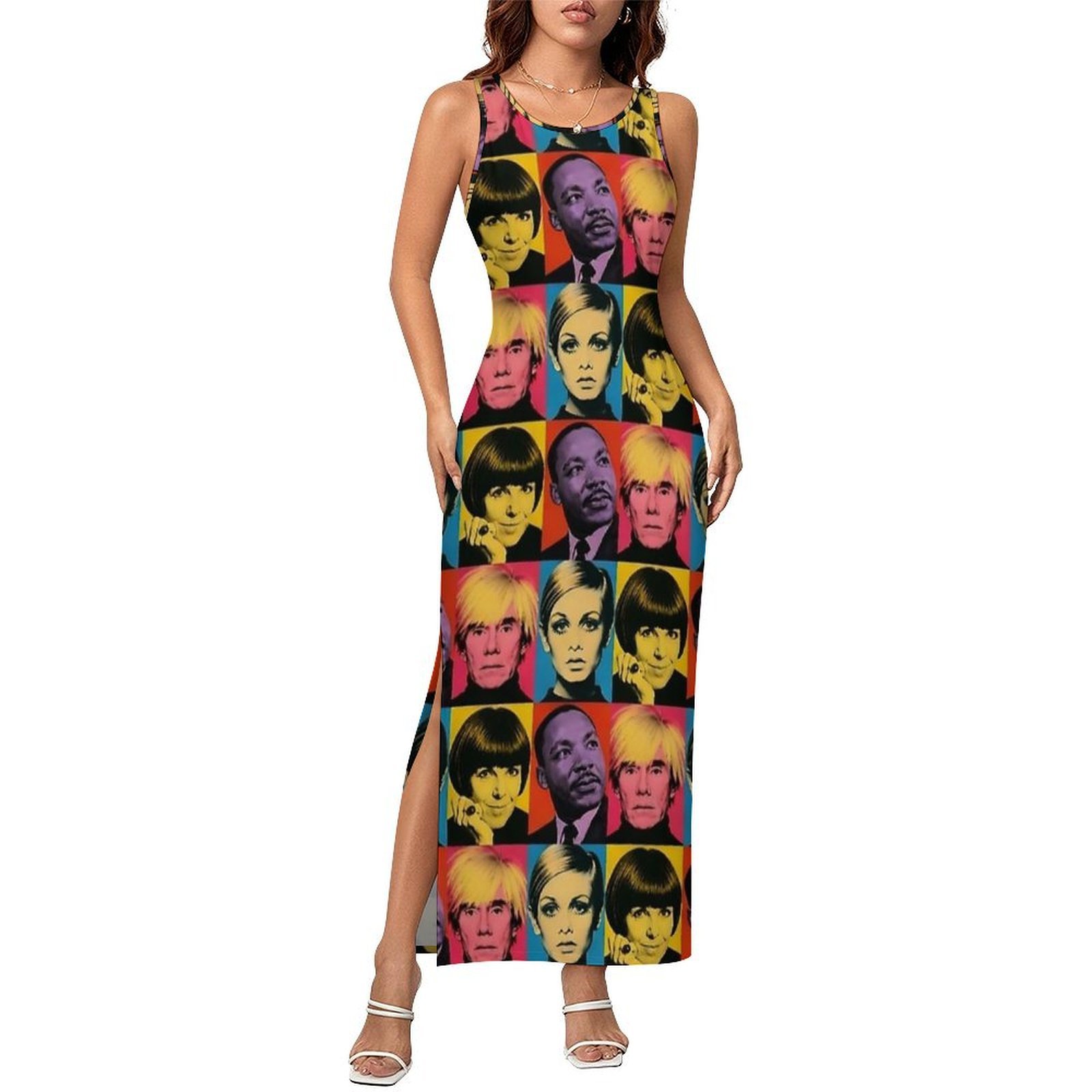 Women'S Fashion In The 1960S - Abito Bodycon con stampa retrò degli