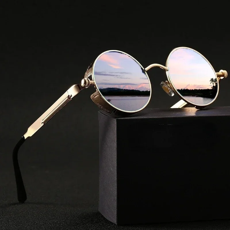 Women'S Fashion Eyewear - Occhiali da sole classici Steampunk per