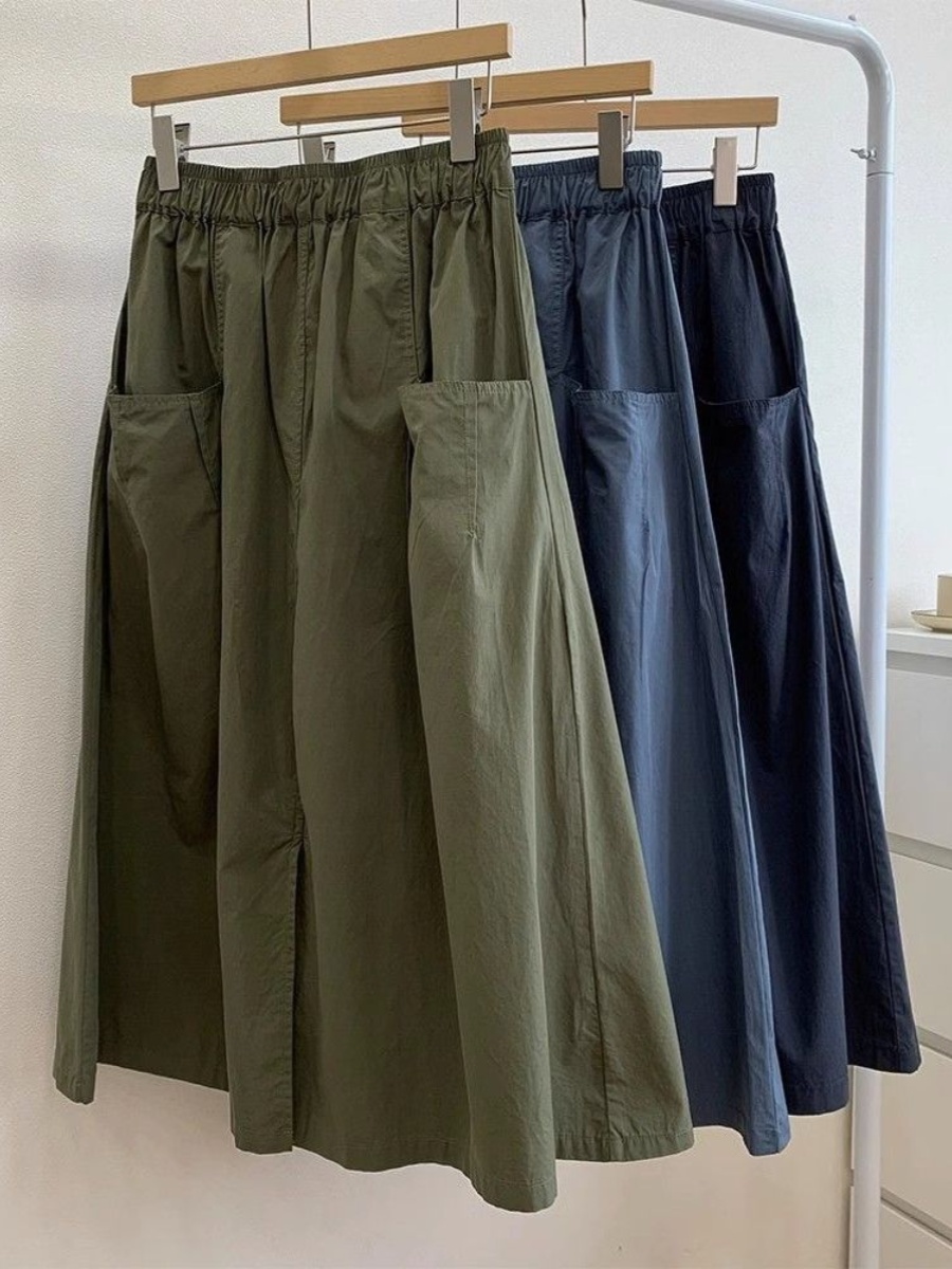 A-Line Skirt Midi - Gonna a trapezio da donna taglie