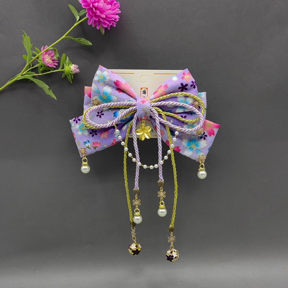 Women'S Fashion Kimono - Fermaglio per capelli a fiocco Sakura