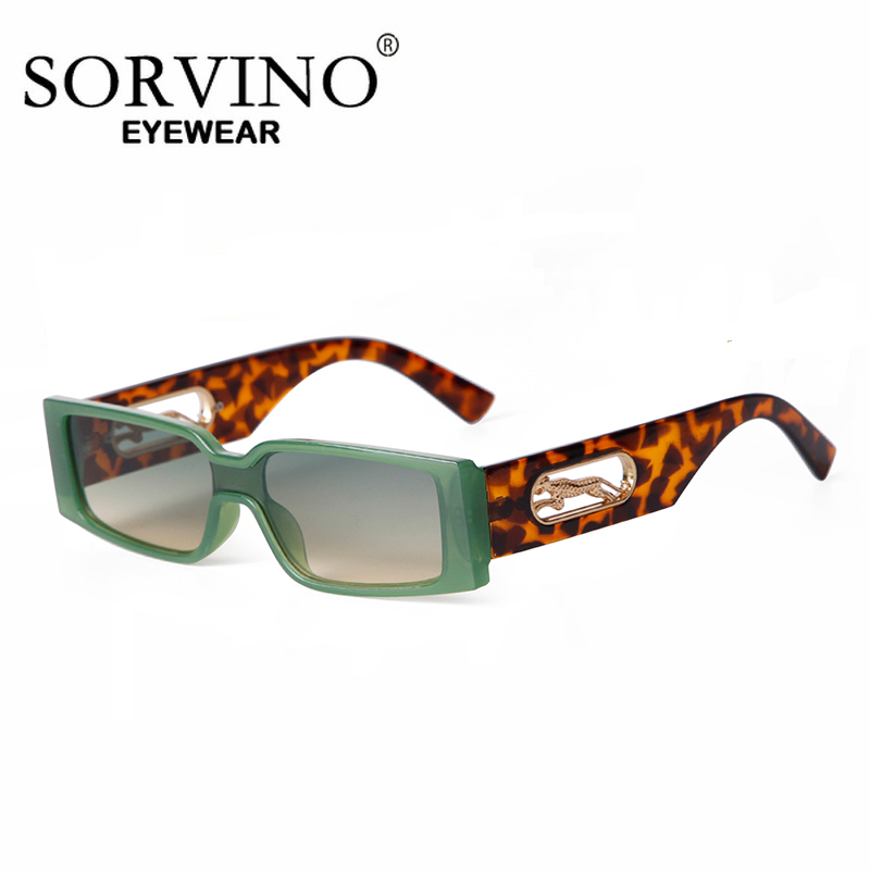 Women Fashion Brand Logo - SORVINO Occhiali da sole firmati leopardati