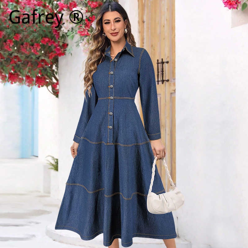 Nuovo Vestito Lungo in Jeans a - Women Fashion Jeans recensione e prezzo