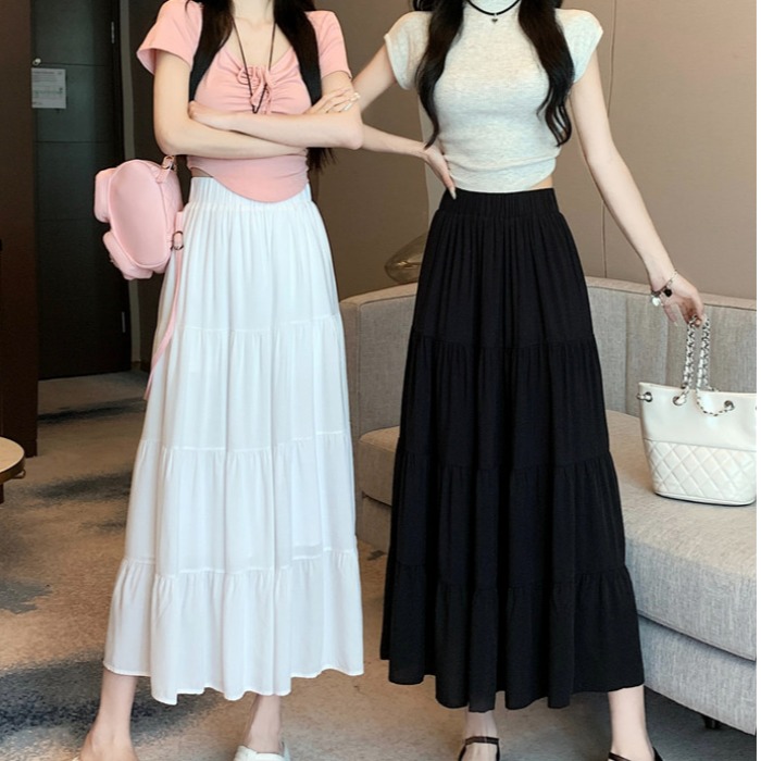 Gonna midi a vita alta a trape - A-Line Skirt Midi recensione e prezzo