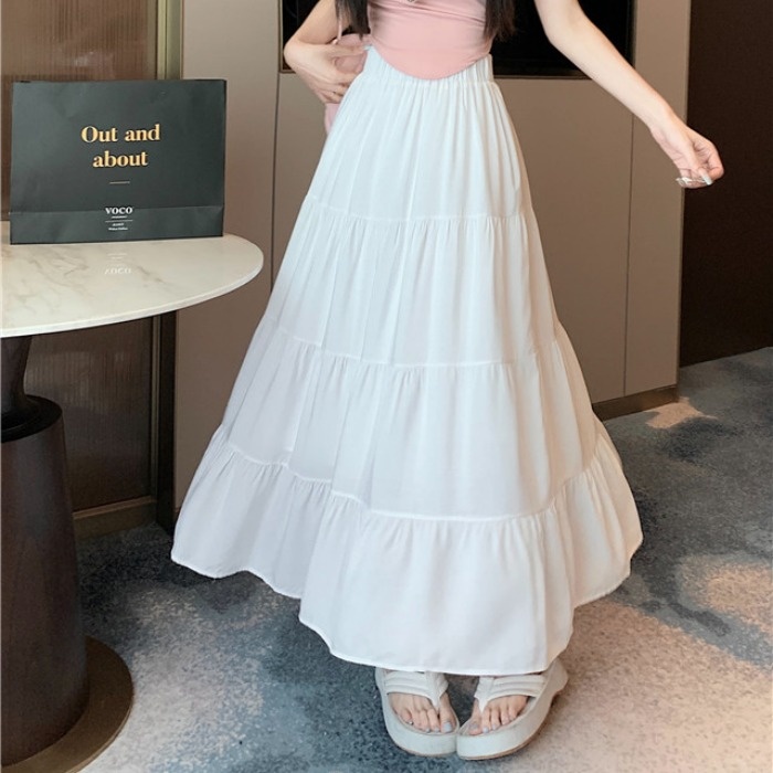 Gonna midi a vita alta a trape - A-Line Skirt Midi recensione e prezzo