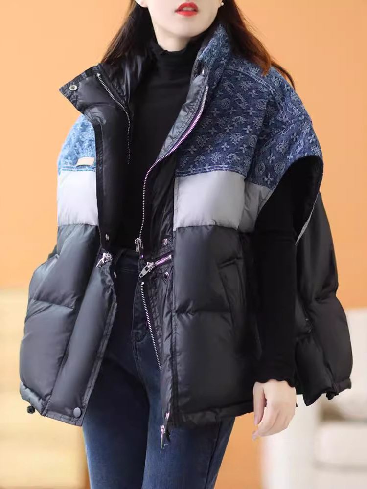 Piumino retrò alla moda Gilet  - Puffer Vest Fashion Women recensione e prezzo