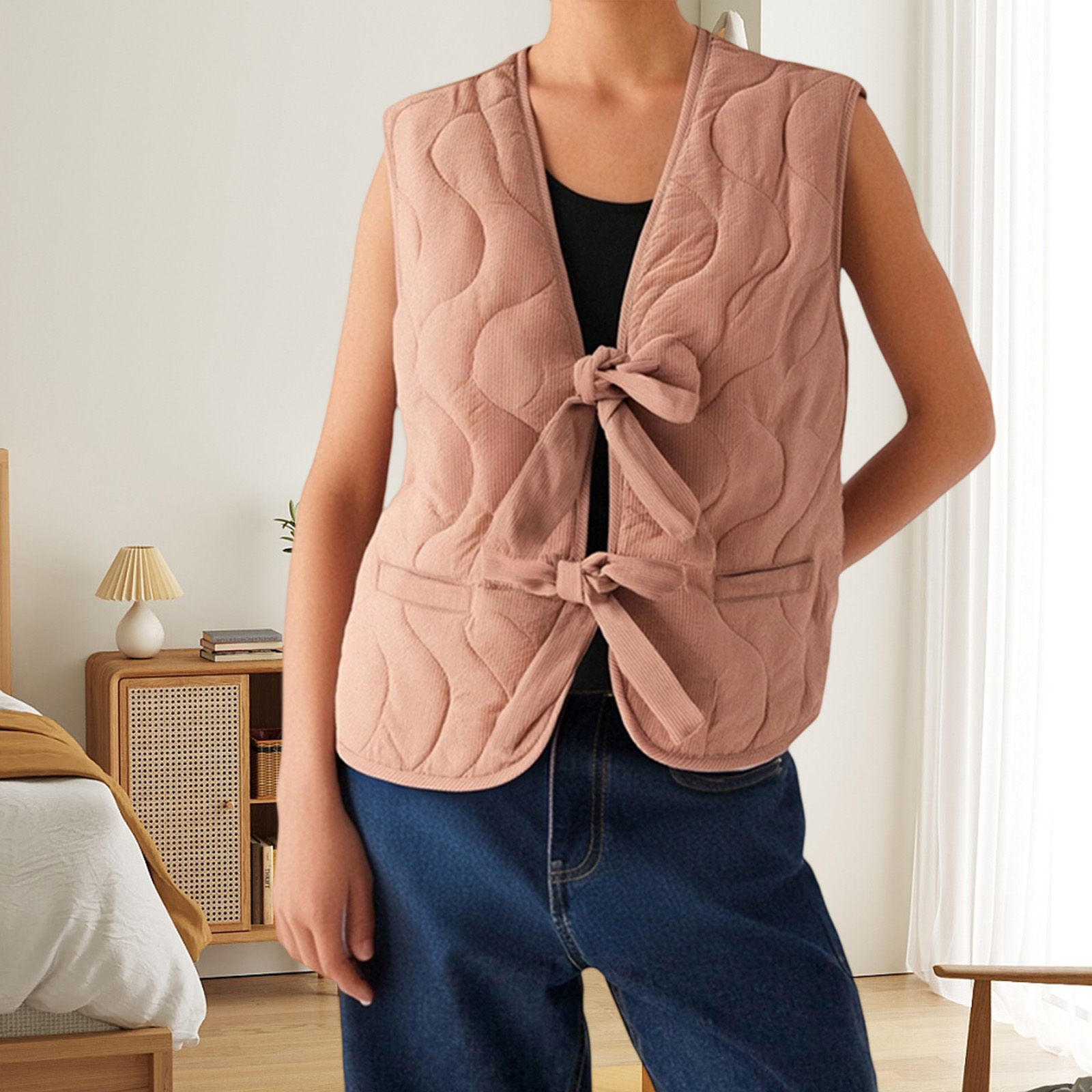 Giacca da donna con lacci in t - Puffer Vest Fashion Women recensione e prezzo