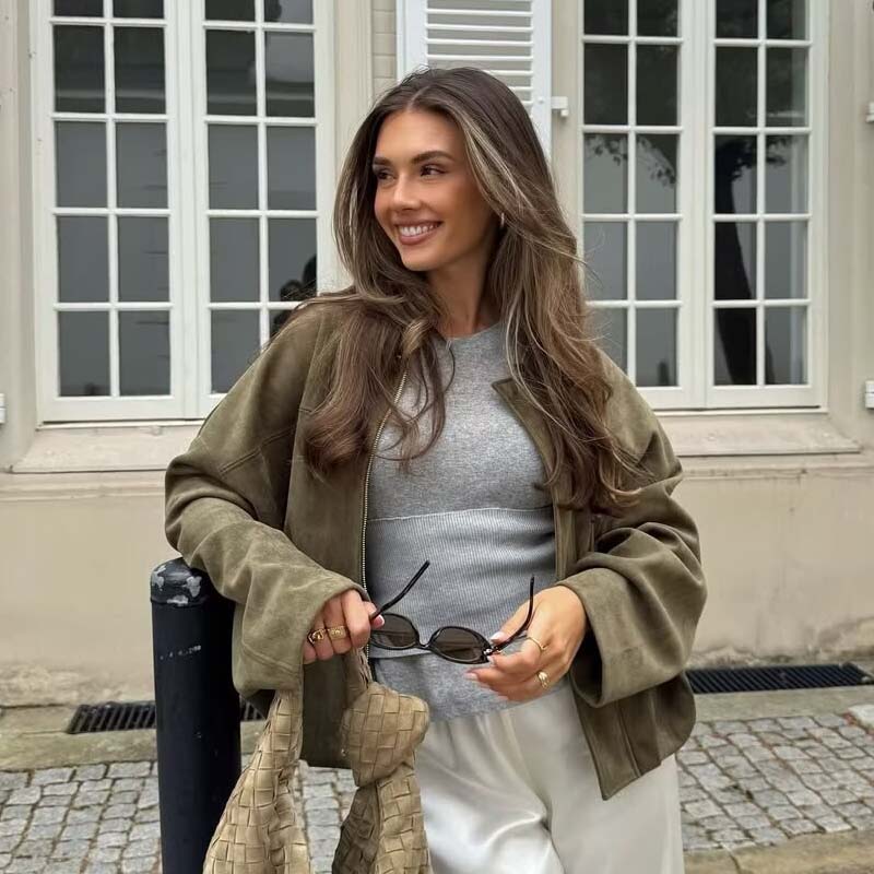 YENKYE Nuova Giacca da Donna i - Women'S Fashion Bomber Jacket recensione e prezzo
