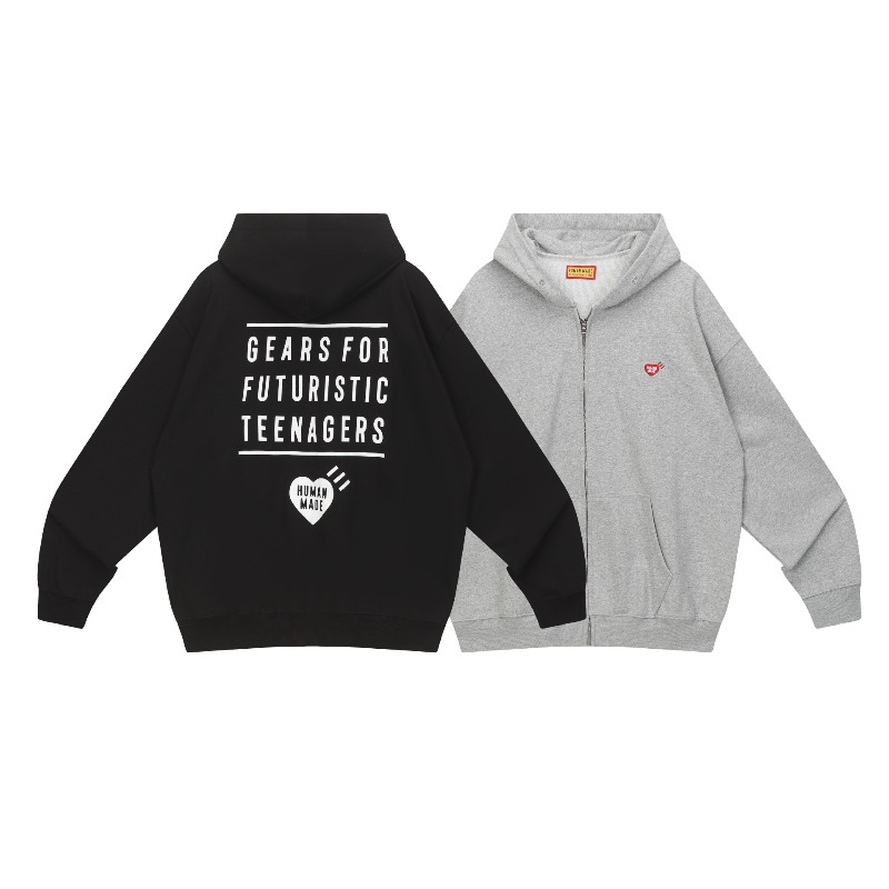 Felpa con Zip Vintage Human Ma - Women'S Fashion Zip Hoodie recensione e prezzo