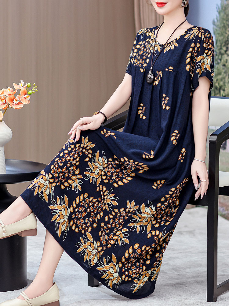 Elegante Abito Midi in Cotone  - Women Fashion Over 50 recensione e prezzo