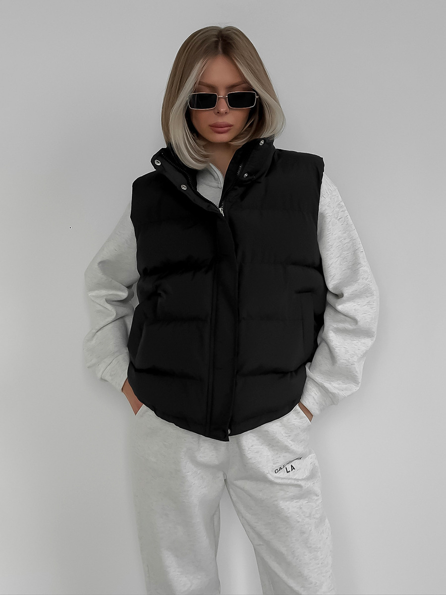 Gilet imbottito con cappuccio  - Puffer Vest Fashion Women recensione e prezzo