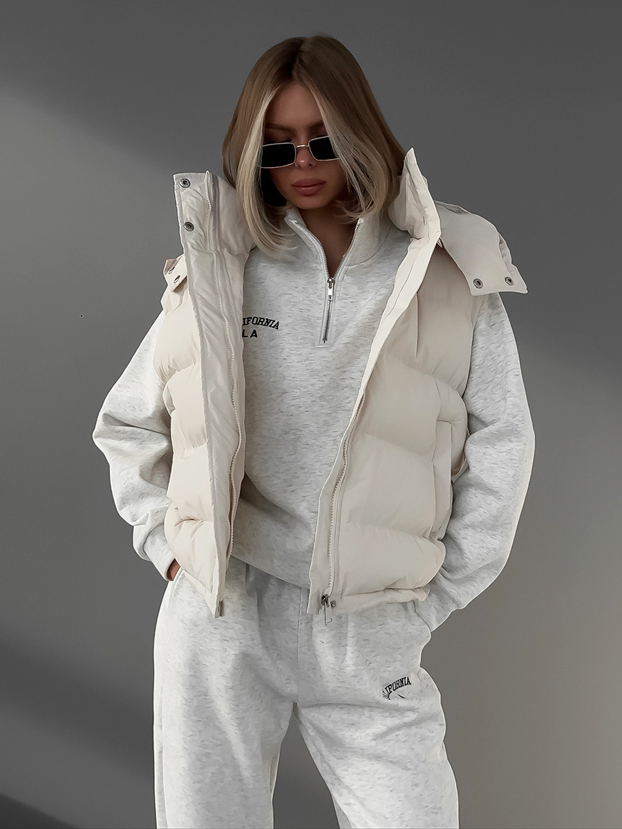 Gilet imbottito con cappuccio  - Puffer Vest Fashion Women recensione e prezzo
