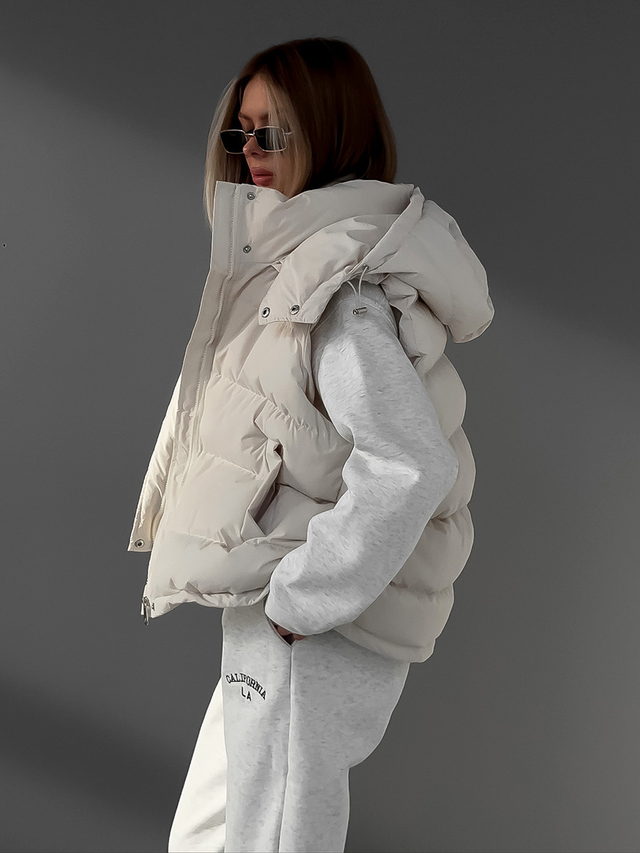 Gilet imbottito con cappuccio  - Puffer Vest Fashion Women recensione e prezzo