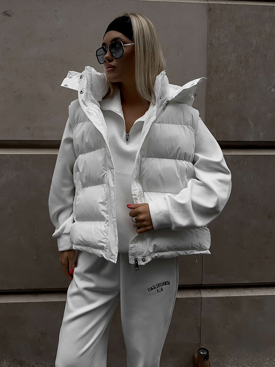 Gilet imbottito con cappuccio  - Puffer Vest Fashion Women recensione e prezzo