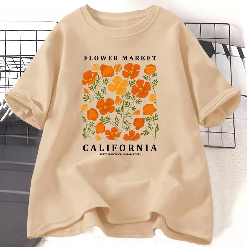 T-shirt da donna in cotone con - Women'S Fashion Market Size recensione e prezzo