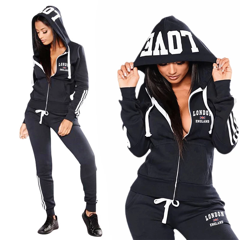Sport Casual Quotidiano Tuta d - Women'S Fashion Zip Hoodie recensione e prezzo