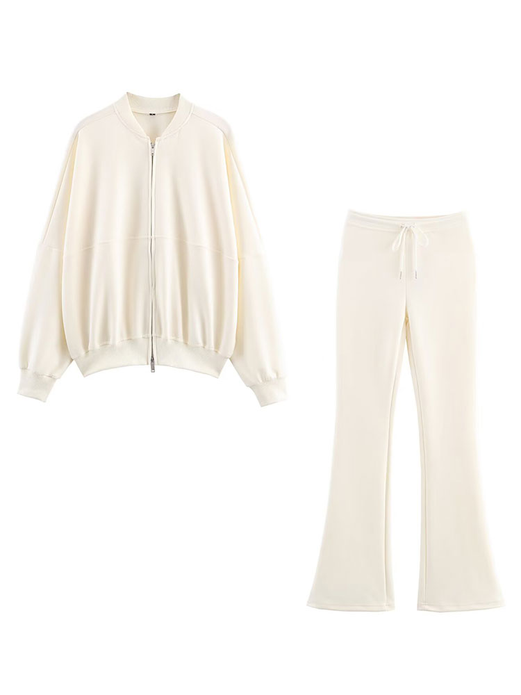 HH Pantaloni svasati solidi el - Women'S Fashion Bomber Jacket recensione e prezzo