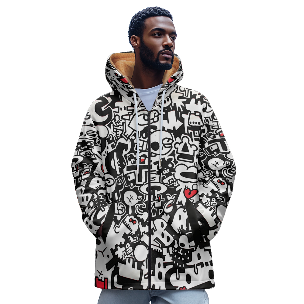 Fiore di lusso 3D stampato mod - Women'S Fashion Zip Hoodie recensione e prezzo