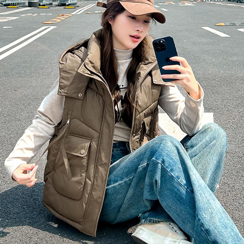 2025 Gilet con cappuccio allen - Puffer Vest Fashion Women recensione e prezzo