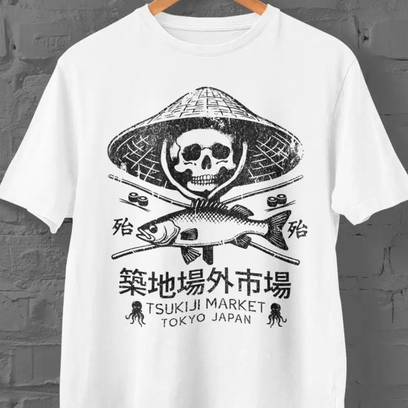 TakTsukiji Pesce Mercato T-shi - Women'S Fashion Market Size recensione e prezzo
