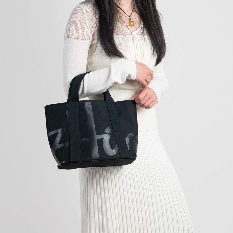 Borsa tote in cotone con logo  - Women Fashion Brand Logo recensione e prezzo