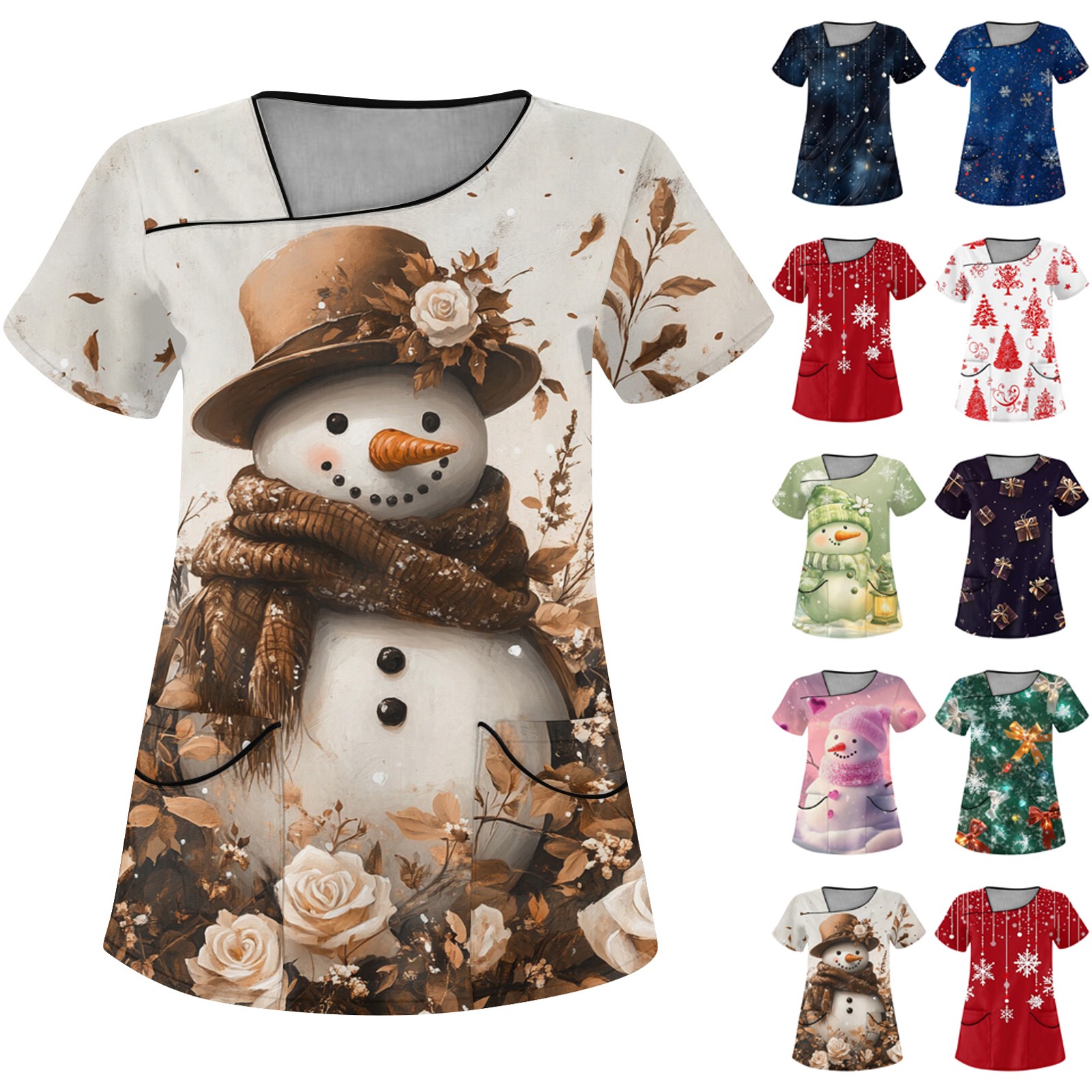 T-shirt Natale Infermiera Unif - Women'S Fashion Overalls recensione e prezzo