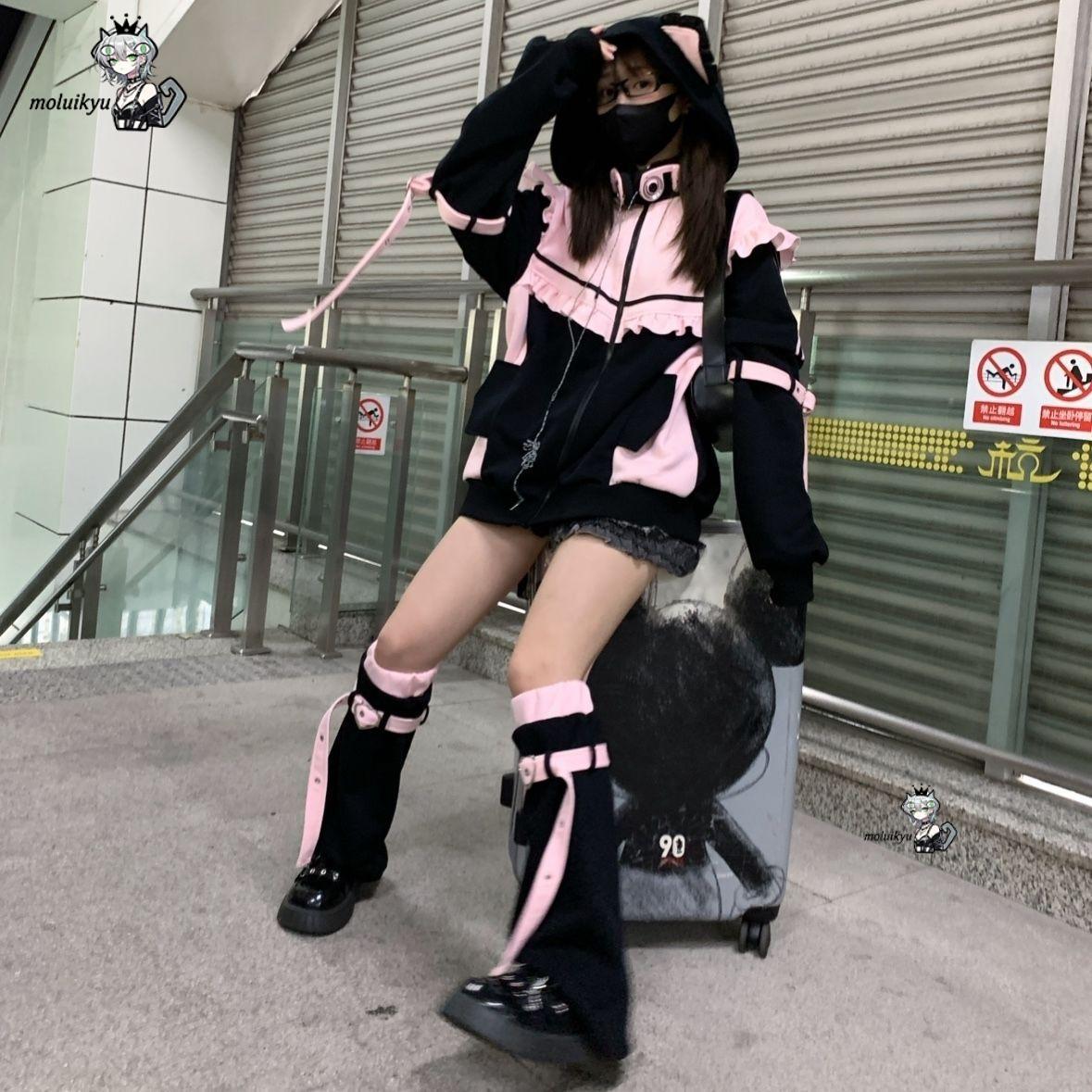 Felpa con Cappuccio Y2K Kawaii - Women'S Fashion Zip Hoodie recensione e prezzo