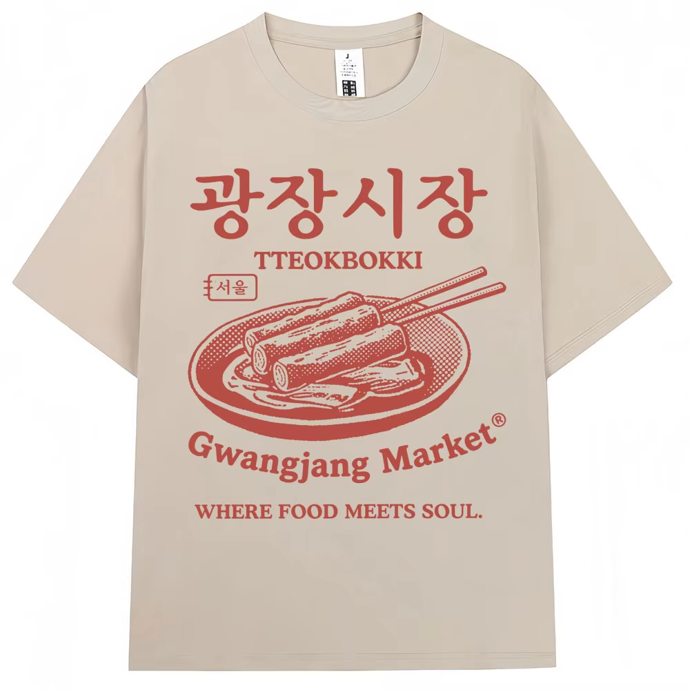 T-shirt Stile Coreano con Stam - Women'S Fashion Market Size recensione e prezzo