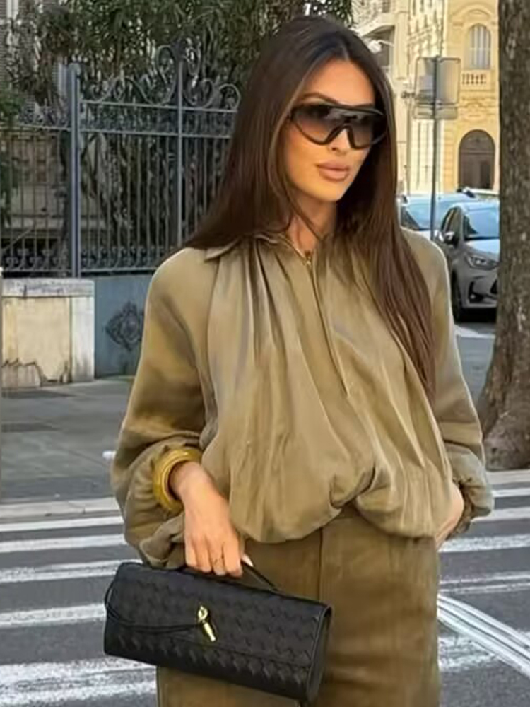SLTNX Giacche Bomber Arricciat - Women'S Fashion Bomber Jacket recensione e prezzo