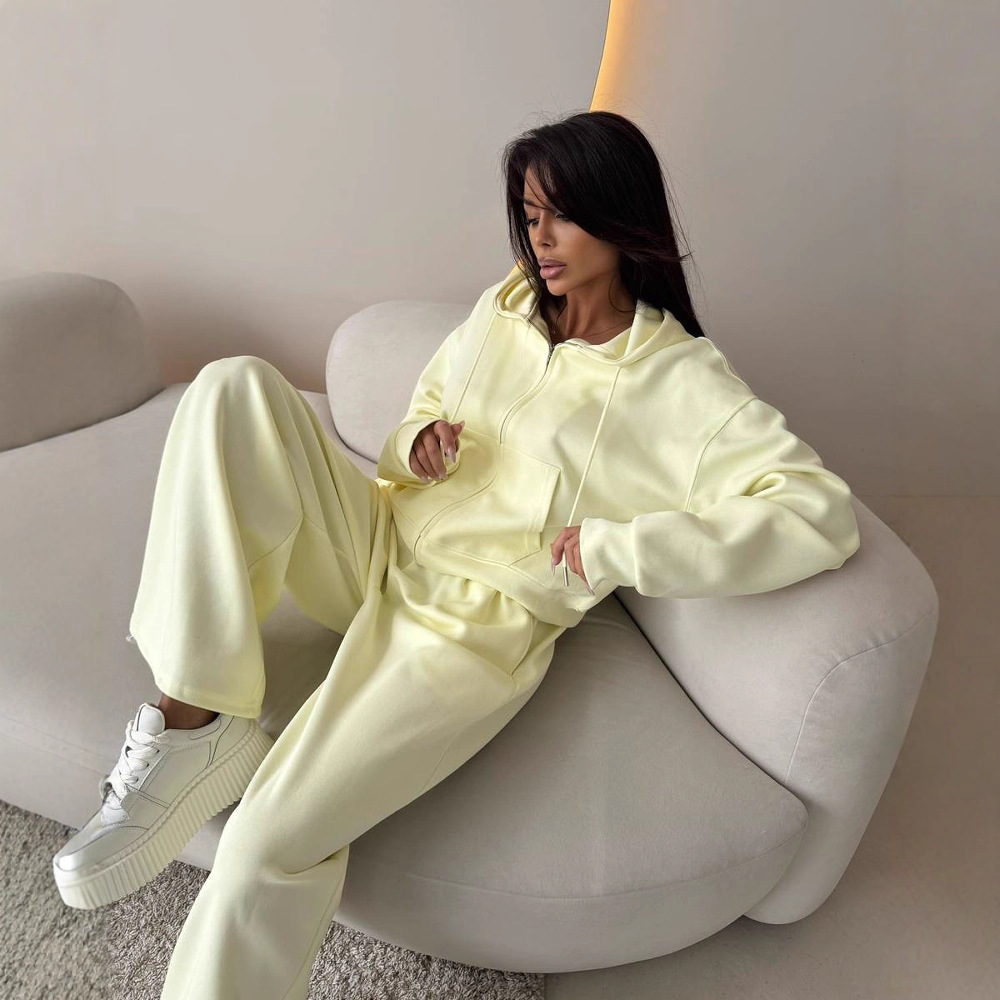 Set loungewear da donna in due - Women'S Fashion Zip Hoodie recensione e prezzo